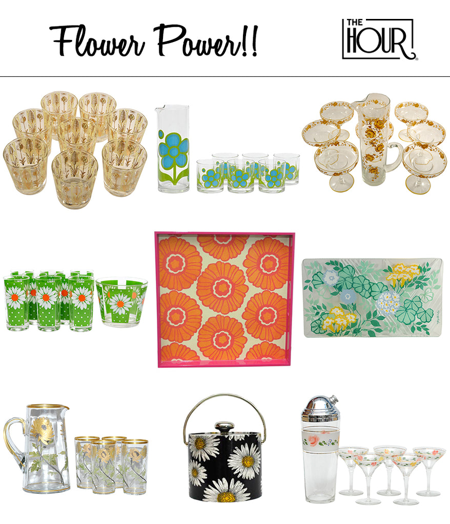 Style Your Home Bar With Flower Power!