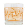 The Modern Home Bar Saffron Waves Rocks Glass
