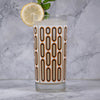 The Modern Home Bar Dots & Dashes White Collins