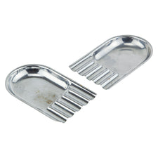 Vintage Art Deco Chase Chrome Pentad Ashtrays | The Hour