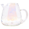 Vintage West Virginia Glass Draping Iridescent Cocktail Pitcher Set Pitcher Left | The Hour Shop