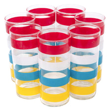 Multi Color Band Collins Glasses