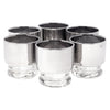 Vintage Small Mercury Footed Rocks Glasses front | The Hour Shop
