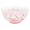 Pink & Black Atomic Punch Bowl Set