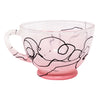 Pink & Black Atomic Punch Bowl Set