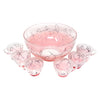 Pink & Black Atomic Punch Bowl Set