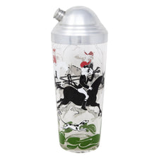 Vintage Hazel Atlas Fox Hunt Cocktail Shaker | The Hour Shop