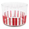 Vintage Red & White Vertical Stripes Cocktail Shaker Set Ice Bucket | The Hour Shop
