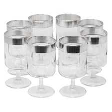 Vintage Dorothy Thorpe Sterling Band Goblets | The Hour Shop