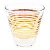 Vintage Gold Striped Pyrex Cocktail Pitcher Set Cocktail Glass | The Hour Shop