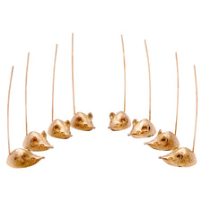 Vitntage Napier Gold Cheese Mice Appetizer Pick Set | The Hour