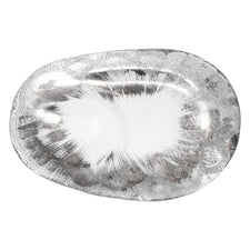 Vintage Dorothy Thorpe Sterling Atomic Splash Two Section Tray | The Hour Shop