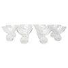 Vintage Bubble Ball Base Coupe Glasses Front | The Hour Shop