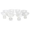 Vintage Bubble Ball Base Coupe Glasses | The Hour Shop