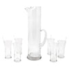 Vintage Etched Vines Cocktail Pitcher Set Front | The Hour Shop