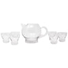 Vintage Eva Zeisel Etched Lines Cocktail Pitcher Set Front | The Hour Shop