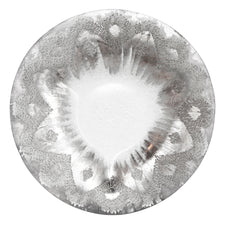Vintage Dorothy Thorpe Sterling Atomic Splash Large Appetizer Tray | The Hour Shop