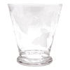 Vintage Frosted Leaves Cocktail Shaker Set Glass | The Hour Shop