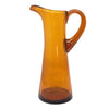 Vintage Amber Handblown Cocktail Pitcher Set Right | The Hour Shop