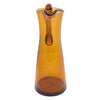 Vintage Amber Handblown Cocktail Pitcher Set Front | The Hour Shop