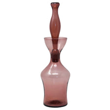 Vintage Blenko Wayne Husted Amethyst Decanter | The Hour Shop