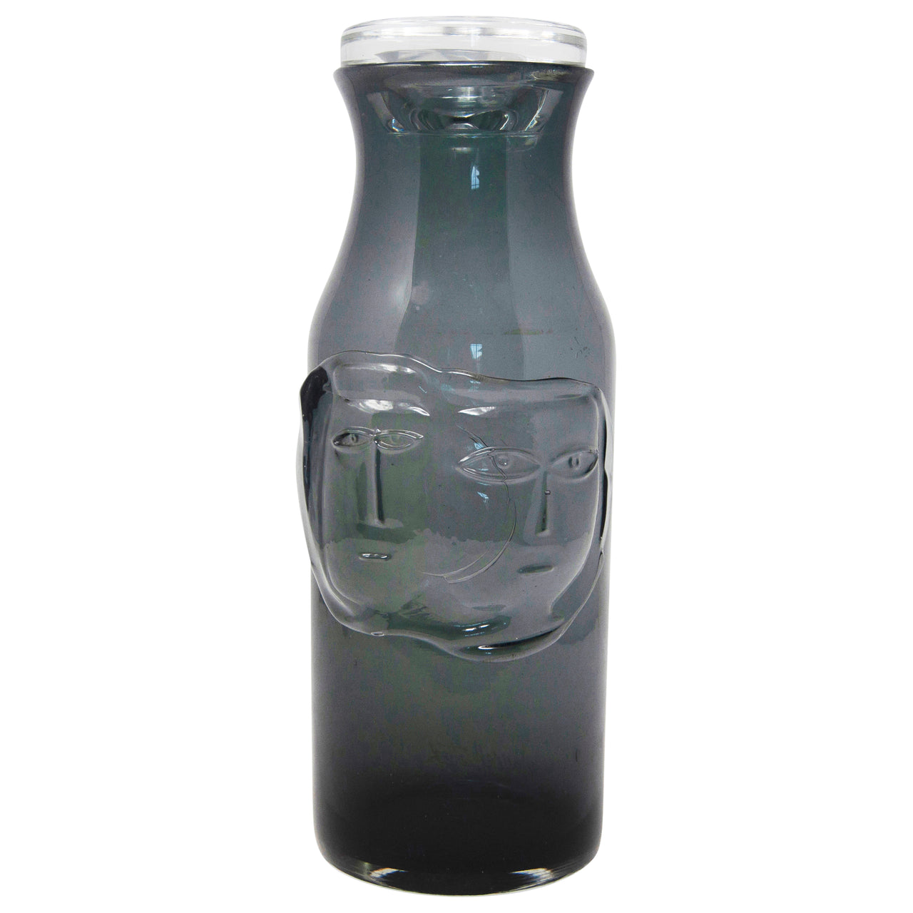 Vintage Blenko Wayne Husted Charcoal Anniversary Decanter | The Hour Shop