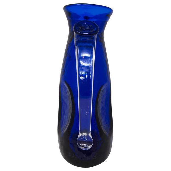 Blenko Cobalt Blue Glass Pitcher - Monticello Shop