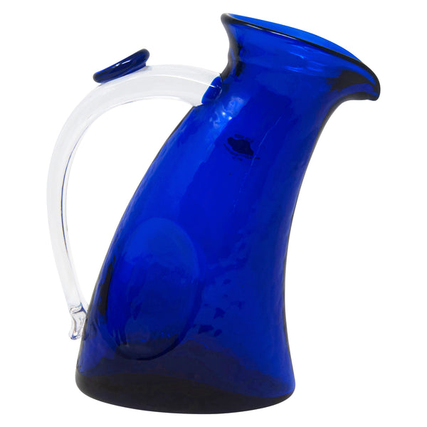 Blenko Cobalt Mini Glass Pitcher - Monticello Shop