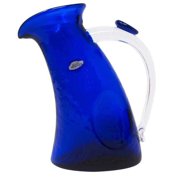 Blenko Cobalt Blue Glass Pitcher - Monticello Shop