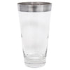 Vintage Sterling Band Tapered Collins Glass | The Hour Shop