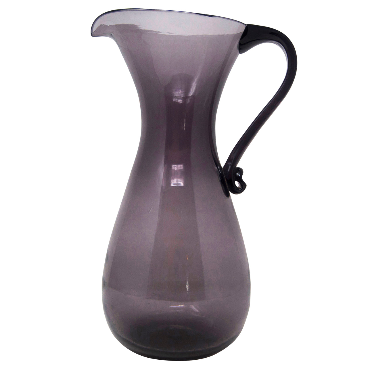 Vintage Blenko Handblown Purple Pitcher Right | The Hour Shop