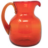 Vintage Blenko Amberina Orange Pitcher Left | The Hour Shop