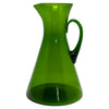 Vintage Blenko Green Beaker Pitcher Right | The Hour Shop