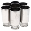 Vintage Mercury Coated Footed Collins Glasses | The Hour Shop