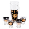 Vintage Fred Press Partial Eclipse Cocktail Pitcher Set Design | The Hour Shop