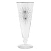 Vintage Platinum Starburst Footed Pilsner Glasses Pilsner | The Hour Shop