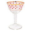 Vintage Red Polka Dots Cocktail Shaker Set Stem | The Hour Shop