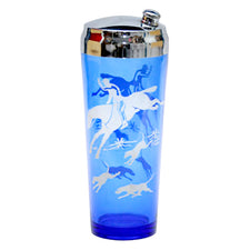 Hazel Atlas Cobalt Fox Hunt Shaker