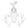 Vintage Paden City Glass Rooster Decanter Set Top | The Hour Shop