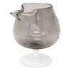Vintage Etched Smoke Glass & Opaline Cocktail Pitcher Set Pedestal Pitcher | The Hour Shop
