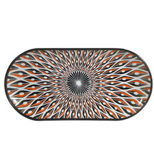 MCM Vintage Jacques Colton Smoke Glass Tray, The Hour