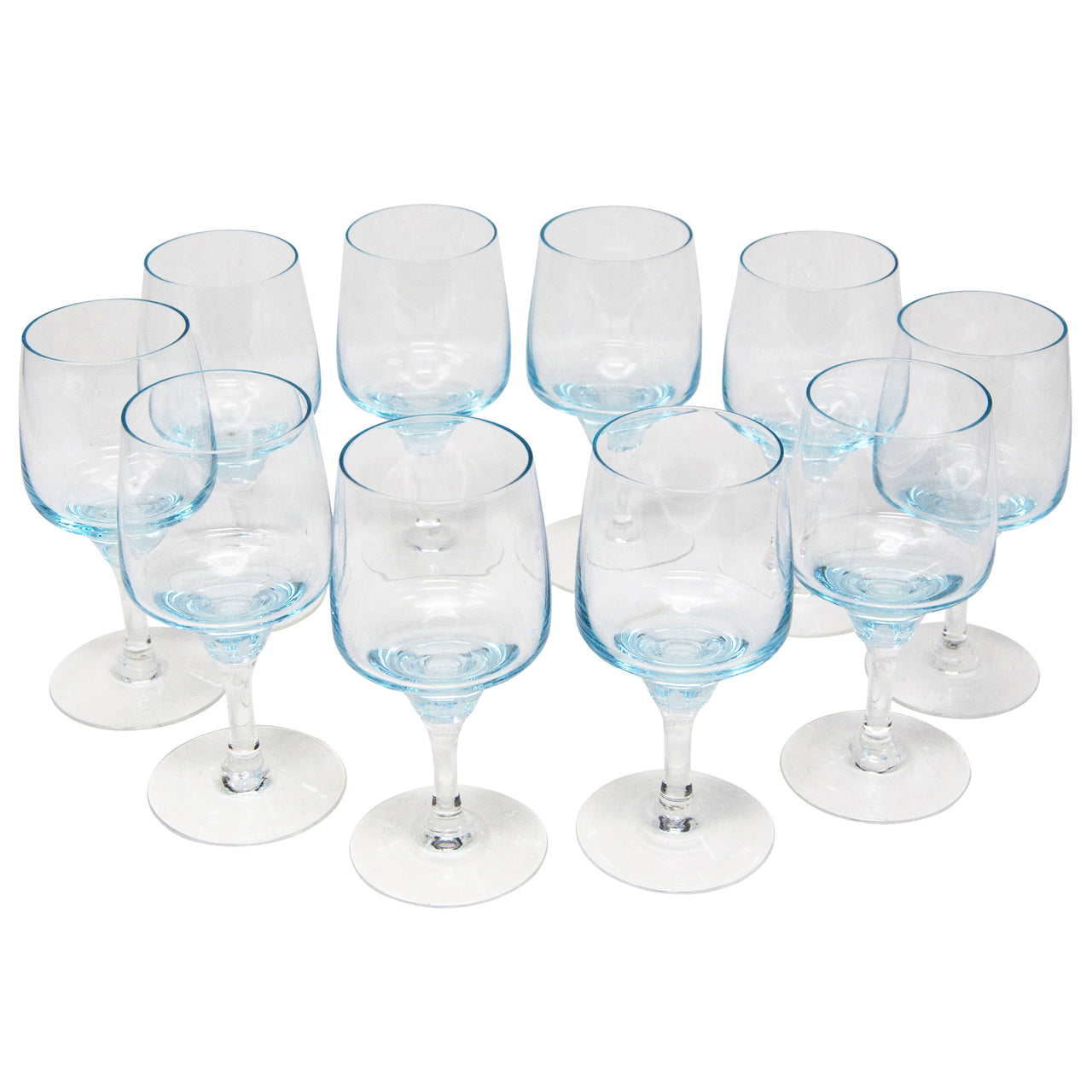 Vintage Sasaki Azure Blue Sherry Glasses | The Hour Shop