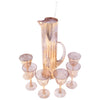 Vintage Gold Shimmer Empire Cocktail Pitcher Set Top | The Hour Shop