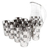 Vintage Mercury Checkered Cocktail Pitcher Set | The Hour Shop