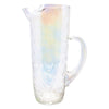Vintage Draping Iridescent Rainbow Cocktail Pitcher Set Pitcher Left | The Hour Shop