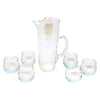 Vintage Draping Iridescent Rainbow Cocktail Pitcher Set | The Hour Shop