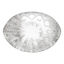 Vintage Dorothy Thorpe Sterling Atomic Splash Oblong Tray | The Hour Shop