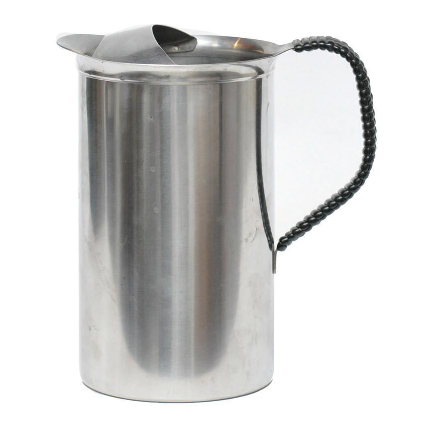 Vintage Danish Modern Stainless Pitcher, The Hour