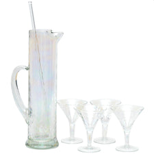 Vintage Draping Iridescent Empire Pitcher Set, The Hour Shop