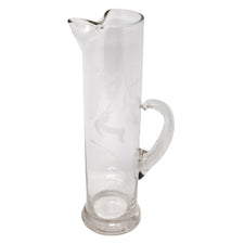 Vintage Etched Gazelle Cocktail Pitcher | The Hour Shop